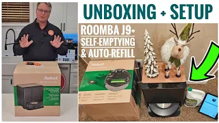 Unboxng & Setup iRobot Roomba J9+ Self-Emptying & Auto-Refill Robot Vacuum How To Connect To Wifi