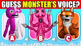 Guess the MONSTER'S VOICE | GARTEN OF BANBAN Chapter 4 |  SYRINGEON, Kittysaurus, Bittergiggle