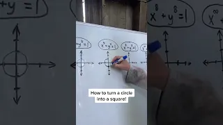 How to Turn a Circle into a Square! #shorts