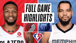 Memphis Grizzlies vs. Porland Trail Blazers Full Game Highlights | December 19 | 2022 NBA Season