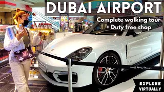 [4K] Dubai airport complete walking tour 2022 | duty free shop | smart gate passport control |