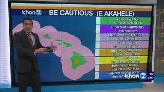 Kona low storm system incoming, says HI-EMA