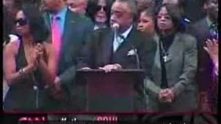 michael at james brown funeral