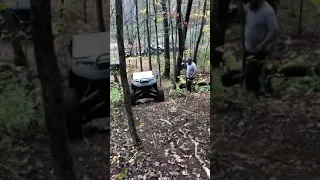 8 year old kid hill climbing a rzr 800 #shorts