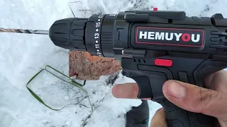 Дешёвый шуруповёрт HEMUYOU c aliexpress 25v