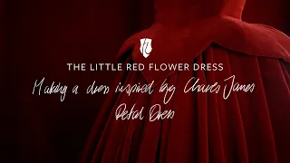 Making a Dress inspired by Charles James Petal Dress - The Little Red Flower Dress