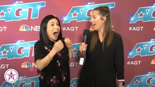 Aiko Tanaka FREAKS OUT After Realizing She's Being Interviewed by Howie Mandel's Daughter!