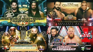 WWE Matches That End Up Not Happening Match Card Compilation (2015_2023)