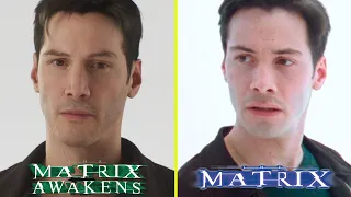 The Matrix Awakens vs Original Movie Scenes Comparison - Is this Photorealism already?