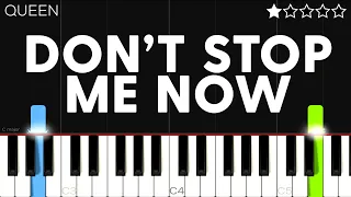 Queen - Don’t Stop Me Now | EASY Piano Tutorial | Key Of C Major