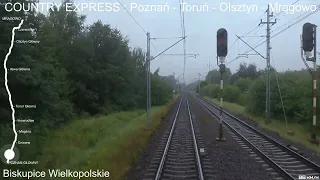 Poznań - Toruń - Olsztyn - Mrągowo SU46-029 & COUNTRY EXPRESS #turkol