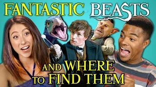 College Kids React to Fantastic Beasts Trailer (Harry Potter Wizarding World)