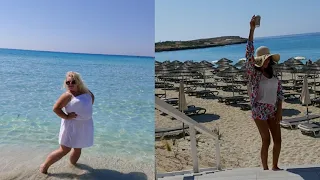 КАЙФУЕМ С ПОДРУГОЙ НА ПЛЯЖЕ  НИССИ БИЧ В АЙЯ НАПА🏝👌💃