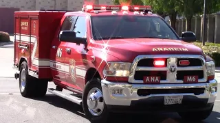 Anaheim Fire & Rescue Medic 6 Responding from Station 3