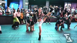 Hip-hop Flash Mob Dancers [surprise proposal] in Times Square NYC (2019) #flashmob