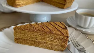 Medovik Honey Cake | Մեղրով Տորթ | Карамельный Медовик