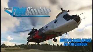 Miltech Simulations CH47D Chinook in MSFS | Real Pilot Plays Microsoft Flight Simulator #flightsim