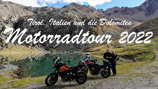 Tirol-Dolomiten-Italien Motorradtour 2022