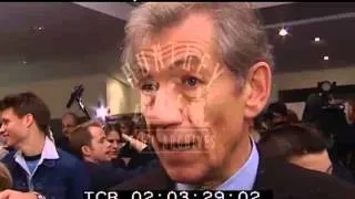 Lord of the Rings Premiere, Sir Ian McKellen, 2001 -- Film 90331