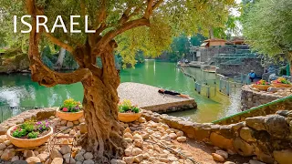 Baptism Site of Jesus on The Jordan River. Galilee, Israel