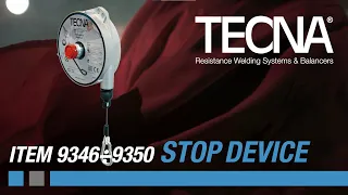 (ENG) STOP DEVICE: How it works? - TECNA Balancers 9346-9347-9348-9349-9350