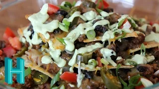 How to Make Nachos Supreme with Avocado Cream |  Hilah Cooking