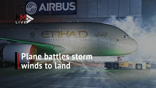 Storm Dennis manœuvres: incredible moment pilot lands A380 in blistering winds at Heathrow