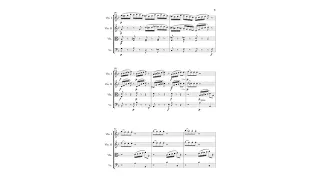 Music A Level Composition - String Quartet (full marks) - Southampton Promenades (Score Video)