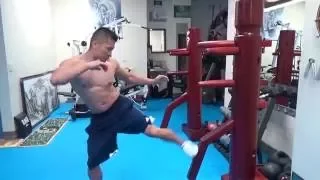 Side Kick Strikes to the Knee Cap