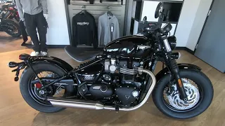 New 2023 Triumph BONNEVILLE BOBBER Motorcycle For Sale In Cleveland, OH