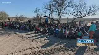 Record-breaking amount of migrants crossing border, officials say