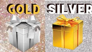 SILVER VS GOLD 🎁 Choose Your Gift 🎁 ELIGE TU REGALO 😉 ESCOLHA SEU PRESENTE 💖 LISA OR LENA 🎉 💖❤️