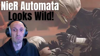 Watching every NieR Automata Trailer I could find for the First Time!