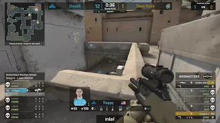 [clip] CLOUD9 FLOPPY - 1v5 ACE vs SPIRIT (dust2) - Dreamhack