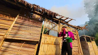 TIMELAPSE: The girl's bamboo house burned down, making her difficult life even more difficult