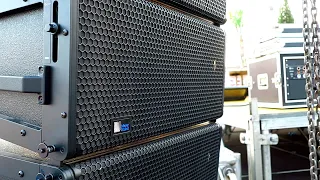 MEYER SOUND LEOPARD LINE ARRAY, 1100-LFC SUBWOOFER, GALILEO GALAXY 408 PROCESSOR & DIGICO SD12 MIXER