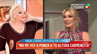 Yanina Latorre sin piedad contra Carmen: "Está un poco pirucha"