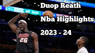 Duop Reath Best NBA Highlights Dunks & 3 pointers (Rookie season)