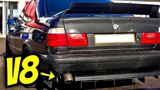 BMW E34 540i/6 Track Side Sound ( SILVERSTONE )