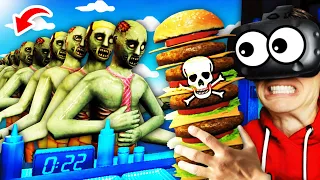 Destroying INFINITE ZOMBIES With BAD FOOD
