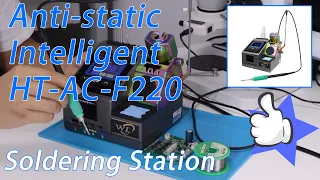 WL HT AC F220 Nano Soldering Station With JBC C245/C210/C115 Handles