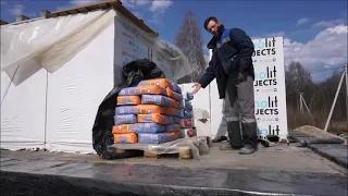 Дачный сезон открыт.Проволочник клюнул на картошку.Красивые козлята.Клей и цемент для газоблока