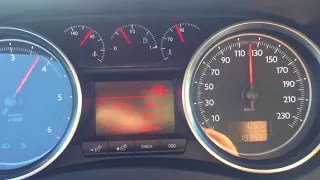 Peugeot 508 2012 1.6 e-hdi automat 115KM 0-170KM/H Acceleration German Autobahn