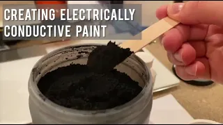 Creating Electrically Conductive Paint Using Graphite Powder and Sodium Silicate
