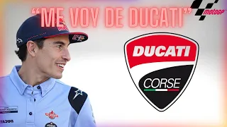 MARC MÁRQUEZ LE DICE ADIÓS A DUCATI