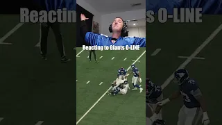 Giants Fan Reacts to O-LINE! 😂