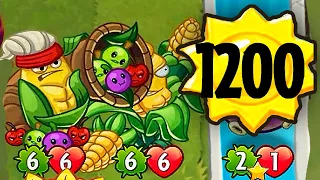 I reached TURN 1,200 in PvZ Heroes (World Record)