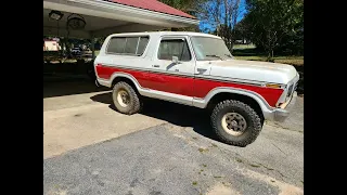 Time to start restoring my 1978 Bronco