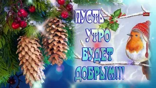 С Добрым Зимним Утром ! 🍀Пусть Утро Будет Добрым ! С пожеланиями  Доброго Утра !🍀