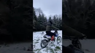 190 ycf bigy dans la neige ( ça patine fort ) 🌨️